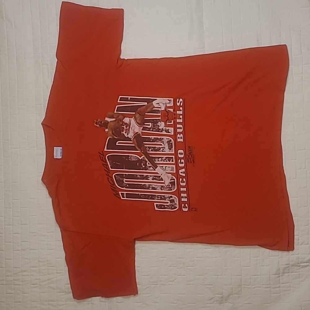 Salem Sportswear Vintage 1990 Michael Jordan Salem Tee. Size Large